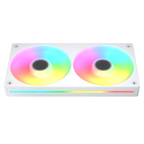 COUGAR Unity240-FB, 240 ARGB PWM, hvid Reverse Blade kabinetblæser – produktvisning