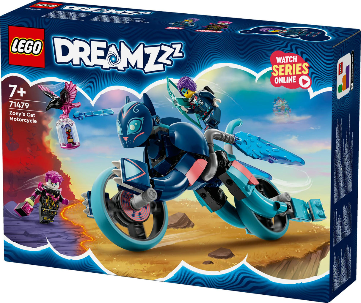 LEGO 71479 DREAMZzz Zoey's Cat Motorcycle LEGO