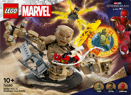 LEGO 76280 Marvel Super Heroes Spider-Man vs. Sandman: Showdown, construction toy LEGO