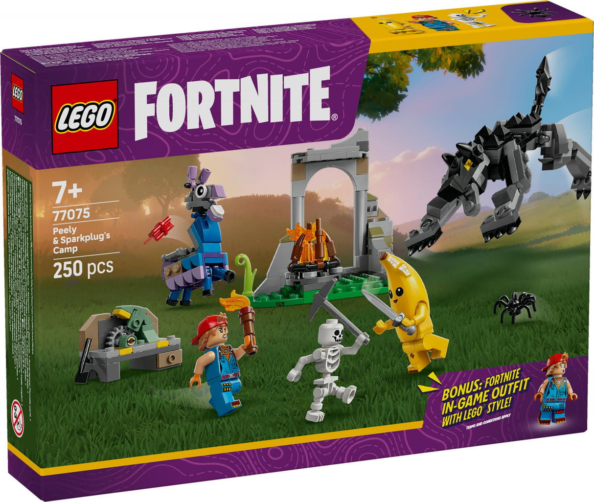 LEGO 77075 Fortnite Shali and the Spark Plug Artist's Camp LEGO