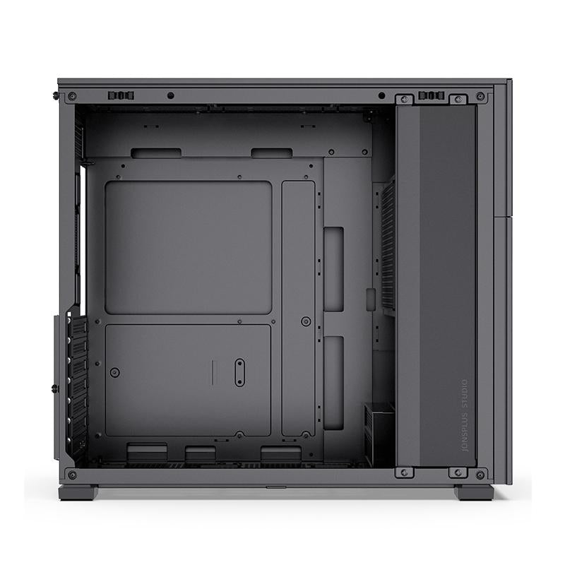 Jonsbo D41 Screen ATX Case, Tempered Glass - Sort