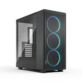 Midi Epoch XL Black TG RGB Light tint Fractal design