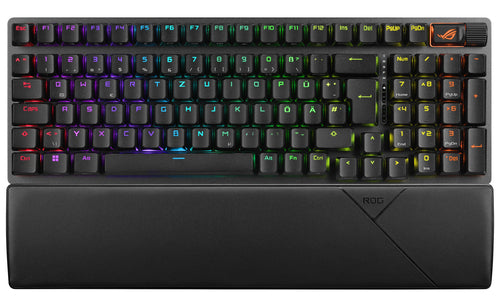 ASUS ROG Strix Scope II 96 Wireless – mekanisk gamingtastatur, tysk layout