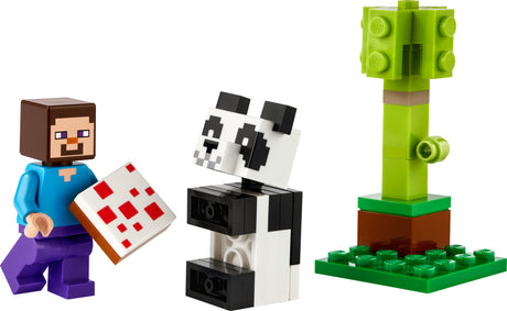 LEGO 30672 Minecraft Steve with Baby Panda, construction toy LEGO