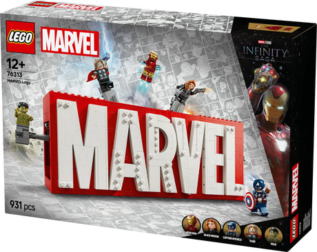 LEGO 76313 Marvel Logo & Minifigures