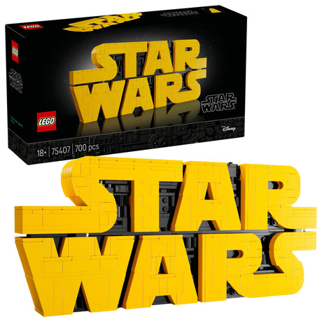 LEGO 75407 Star Wars Logo made of LEGO bricks