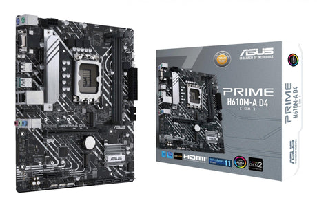 ASUS PRIME H610M-A D4-CSM Micro-ATX LGA1700  Intel H610 ASUSTeK COMPUTER