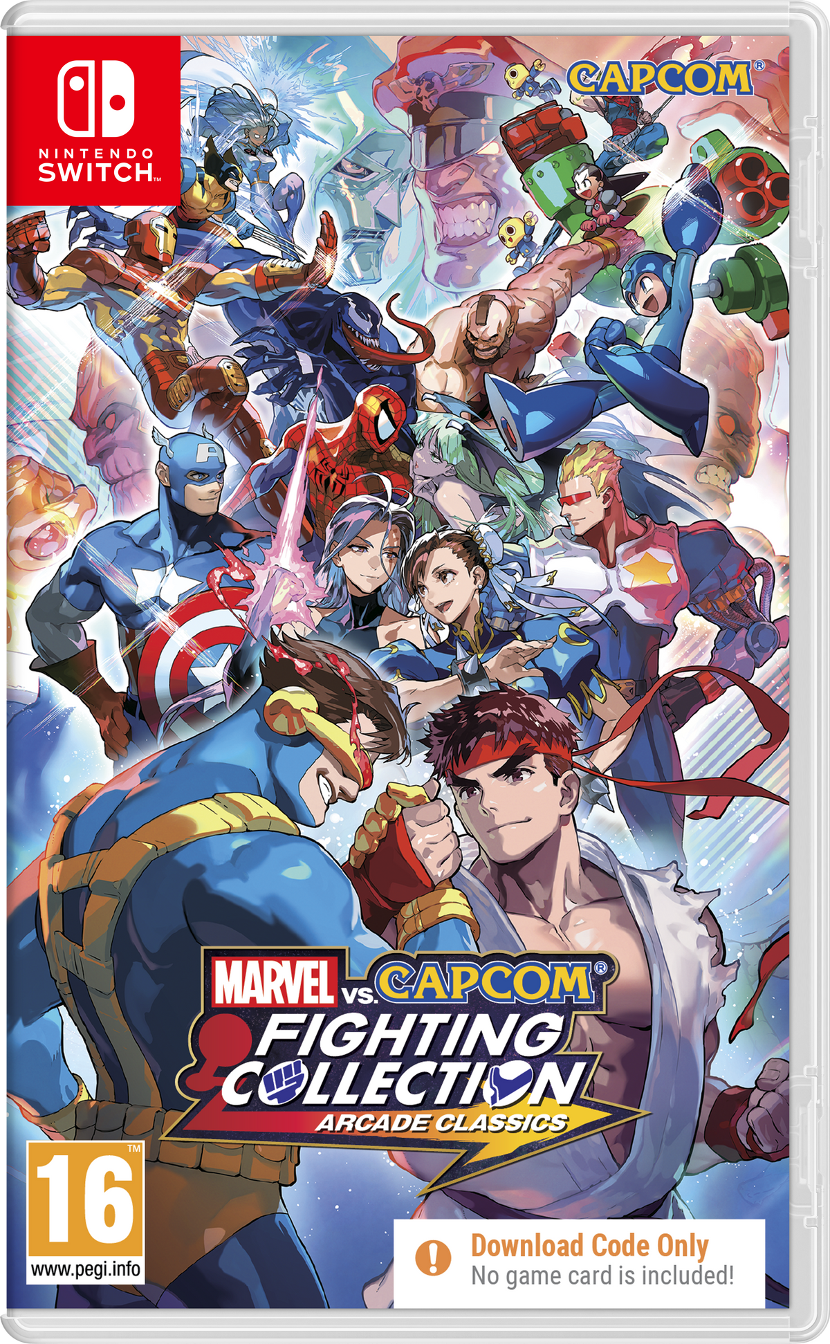 Marvel vs. Capcom Fighting Collection Switch Code in Box – Æske med downloadkode