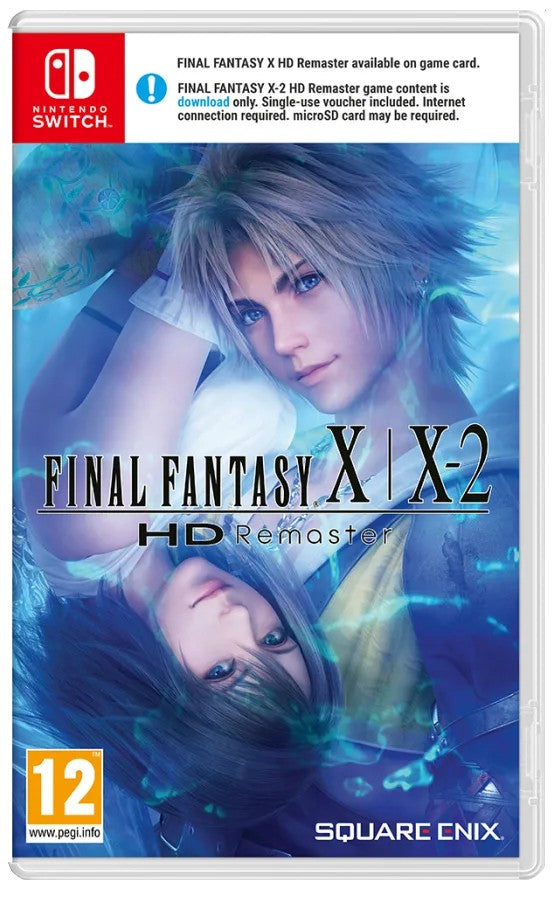 Final Fantasy X / X-2 (Download Code) – Nintendo Switch – æske med downloadkode