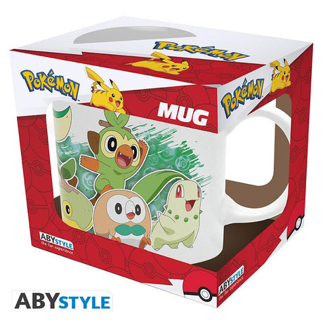 Pokemon Mug Grass Partners - Green - 320 ml Abysse