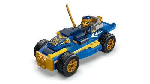 LEGO NINJAGO 71840 – Rogue mod Drix: Action-racerløb – blå racerbil med minifigur