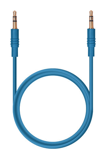 Foldbar on-ear BT headset, 3,5 mm, blå streetz
