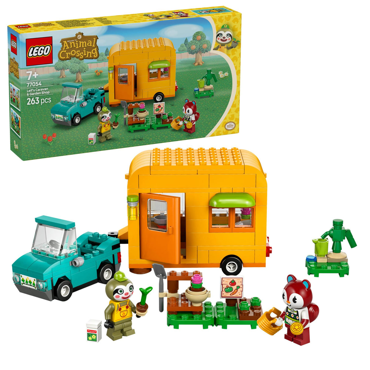 LEGO 77054 Animal Crossing Gerd's Trailer & Nursery LEGO
