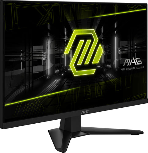 MSI MAG 274QF – 27″ WQHD Rapid IPS-gamingskærm, 180 Hz – forside set skråt fra venstre