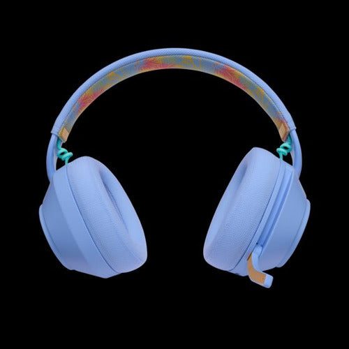 LucidSound LS500 Sunrise Paradise – blåt trådløst gamingheadset – bagside