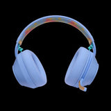 LucidSound LS500 Sunrise Paradise – blåt trådløst gamingheadset – bagside