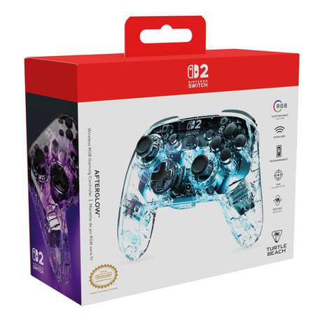 Turtle Beach Afterglow Clear Wireless – Switch-controller – Emballage fra siden