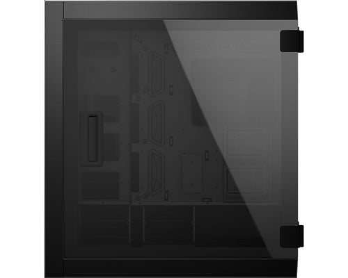 MSI MPG SEKIRA 500P – sort PC-kabinet – sidepanel set lige på