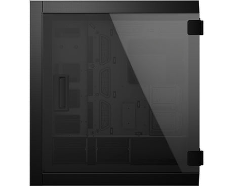 MSI MPG SEKIRA 500P – sort PC-kabinet – sidepanel set lige på