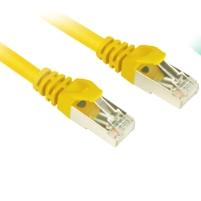 Sharkoon Cat.6 S/FTP netværkskabel – gul, 2 m