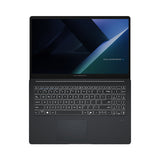 ASUS ExpertBook BM1 BM1503CDA-S71655 – tastatur og arbejdsflade set ovenfra (vinkel 2); layout på billedet er illustrativt
