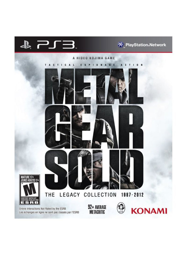 Metal Gear Solid: The Legacy Collection (Import) - PS3 - omslag