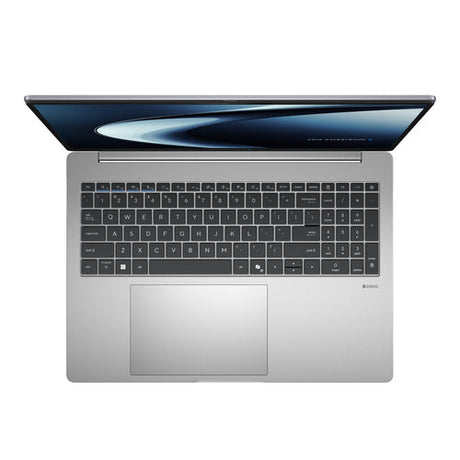ASUS ExpertBook P3 G1 P3606CCA-MB0356X – taster og arbejdsflade set ovenfra; tastaturlayout illustrativt
