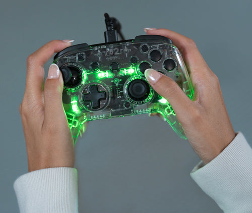 Turtle Beach Afterglow Clear Wired – Switch-controller – Controller i brug
