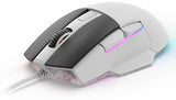 Sharkoon SKILLER SGM35 White 6400 DPI ATG4090 RGB 1000Hz 80g PBT 6-Button Gaming Mouse Sharkoon