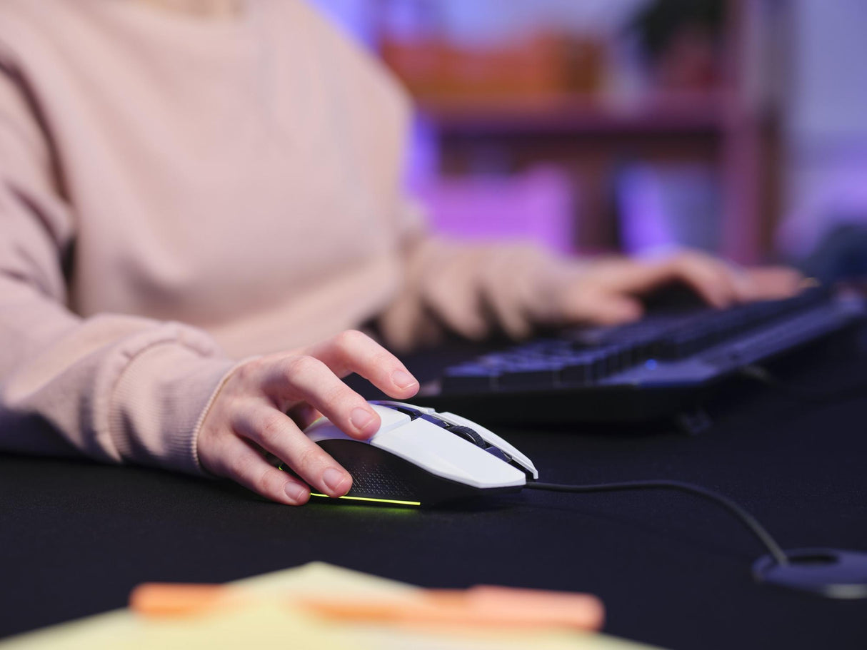 TRUST GXT109W FELOX GAMING MUS- HVID