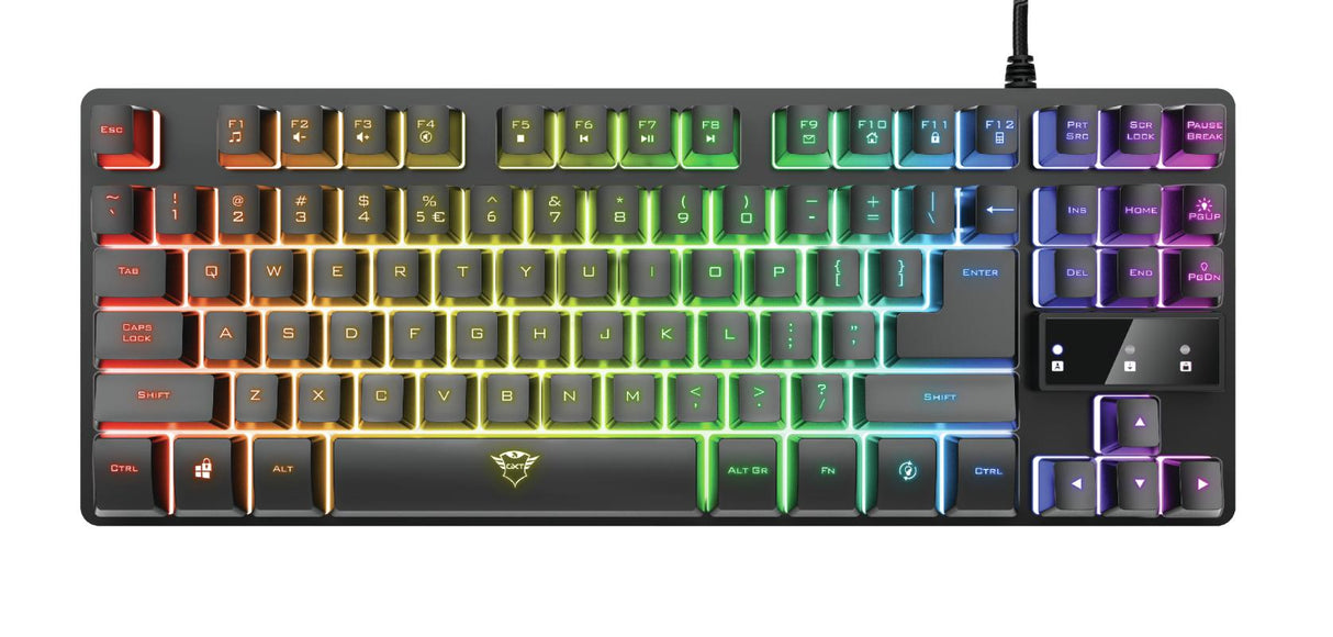 TRUST GXT833 THADO TKL KEYBOARD ND - BLACK TRUST