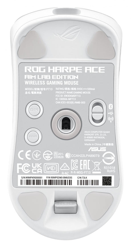 ASUS ROG Harpe Ace Aim Lab Edition Wireless Gaming Mouse White Edition ASUS