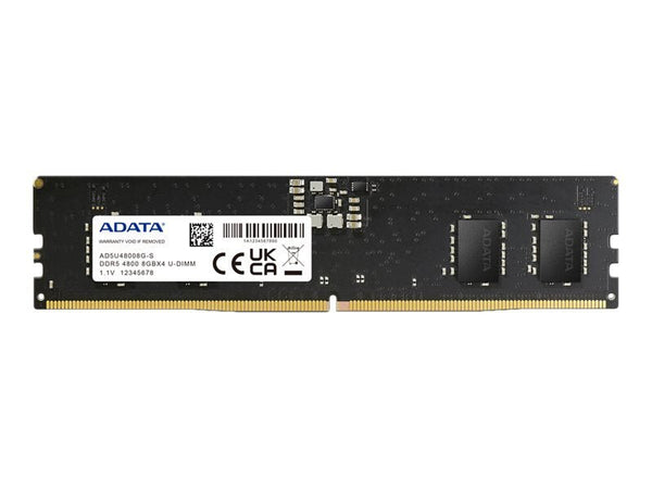 ADATA DDR5  8GB 4800MHz CL40  On-die ECC