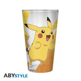 POKEMON Large Glass Premium - Pikachu foil - 400 ml Abysse