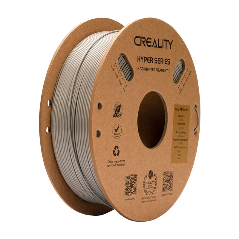 Creality Hyper PETG filament – grå, 1 kg – Geekd