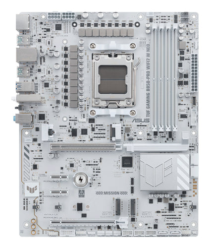 ASUS TUF Gaming B850-PRO WIFI7 W NEO – bundkort med sokkel og hukommelsespladser