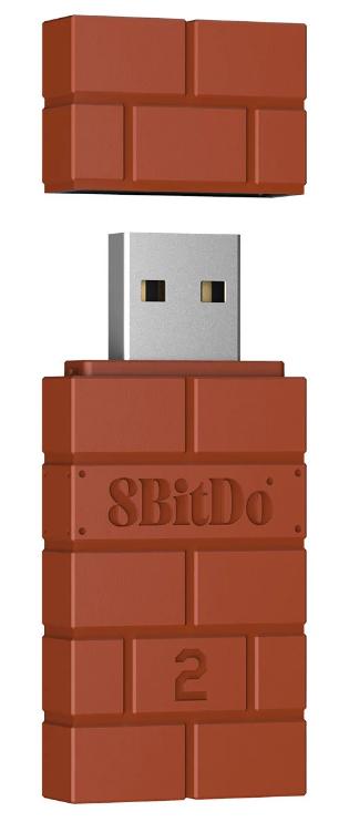 8BitDo USB Trådløs Adapter 2 Brun 8Bitdo