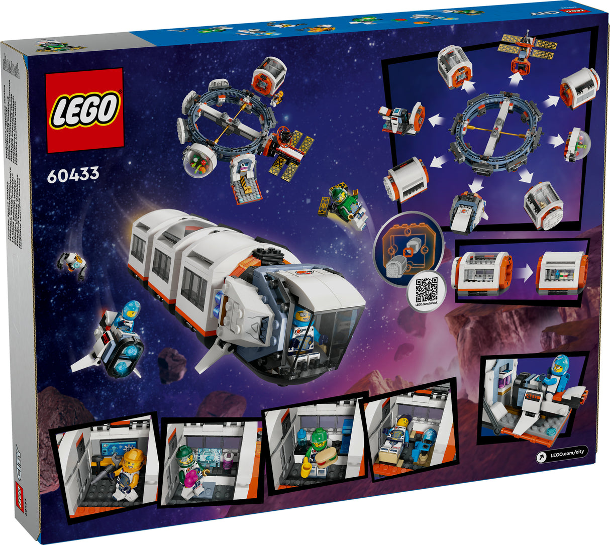 LEGO 60433 City Modular Space Station, construction toy LEGO