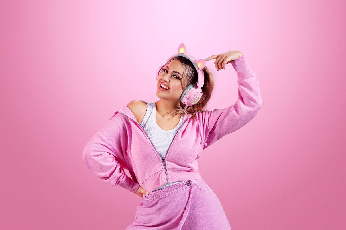 Razer Kraken Kitty V2 Pro – Gaming Headset with Interchangeable RGB Ears Razer