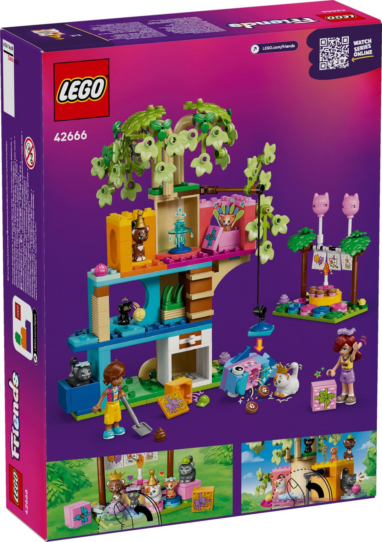 LEGO - LEGO Friends - Cat Birthday Party & Tree House (42666) LEGO
