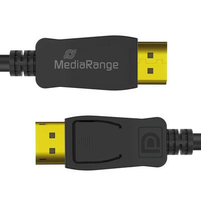 MediaRange DisplayPort Kabel - 2.1 - 2 meter - Sort