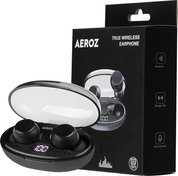 AEROZ TWS-1010 Trådløse In-Ear Høretelefoner – Sort