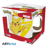 POKEMON - Mug - 320 ml - Logo & Pikachu Abysse