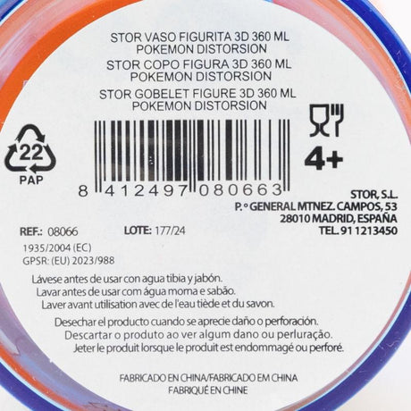 Pokémon – 3D Figurine – Waterbottle (08066) Pokémon