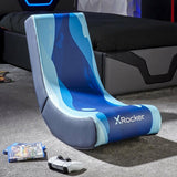 X- Rocker - Video Rocker Gaming Floor Chair - Lava Blue X-Rocker