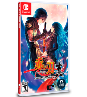 Akai Katana Shin – amerikansk Nintendo Switch-emballage fra Limited Run Games