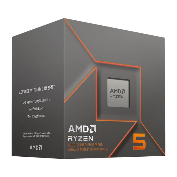 AMD Ryzen 5 8500G CPU 3,5 GHz 6 kärnor AM5 (PIB - med kylare)
