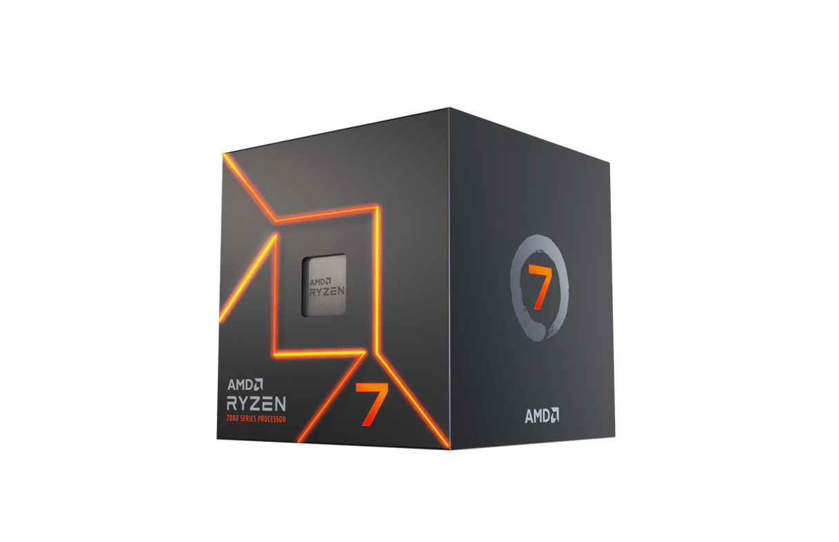 AMD Ryzen 7 7700 3.8 GHz 40MB, AM5, 65W Wraith Prism Cooler AMD