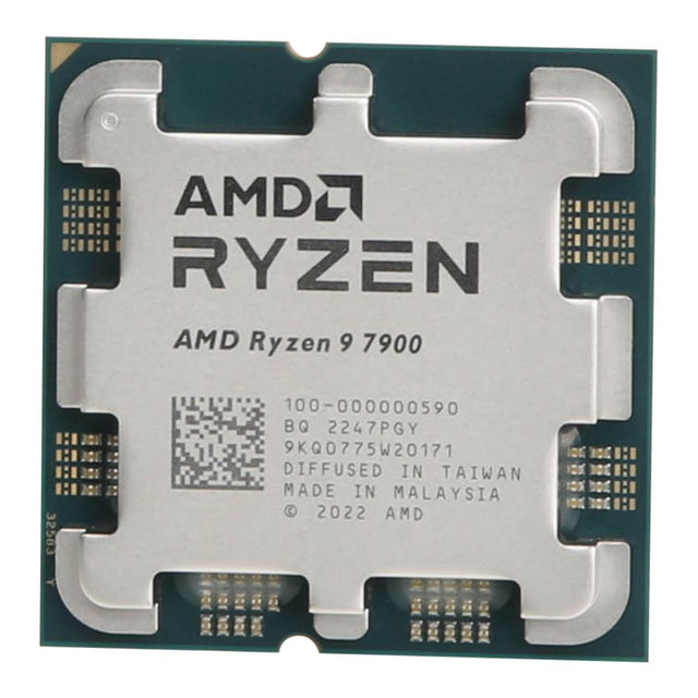 AMD Ryzen 9 7900 processor – set ovenfra