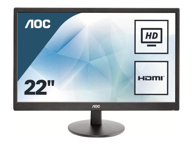 AOC E2270SWHN Skærm - 21.5" 5MS Skærm - 21.5" 5MS AOC